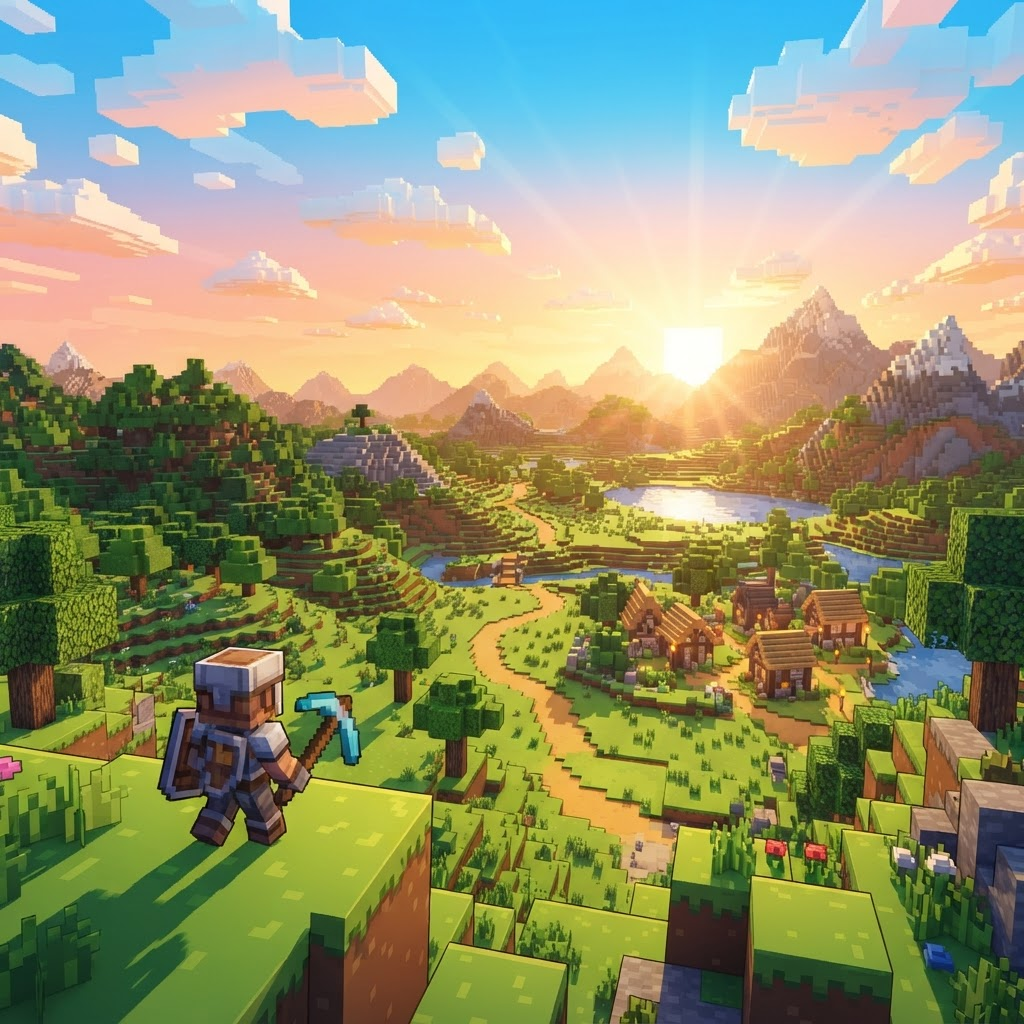 Portada del juego Eaglercraft 1.8.8 WASM